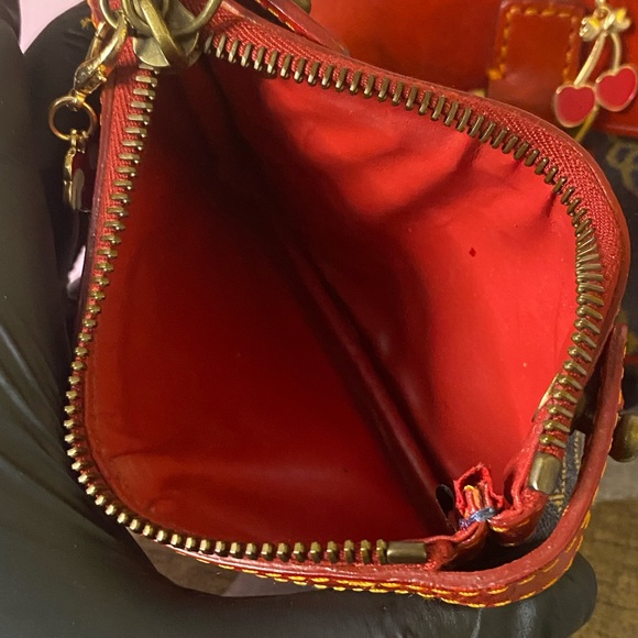 Vintage Dooney Satchel Denim With Matching Wallet - Picture 9 of 11